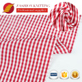 Modern clothing stof polyester check pattern wholesale shirting fabric and textiles for clothing